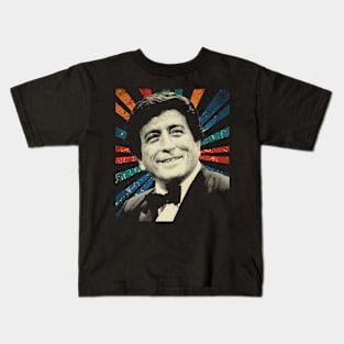 tony bennett - vintage shirt Kids T-Shirt